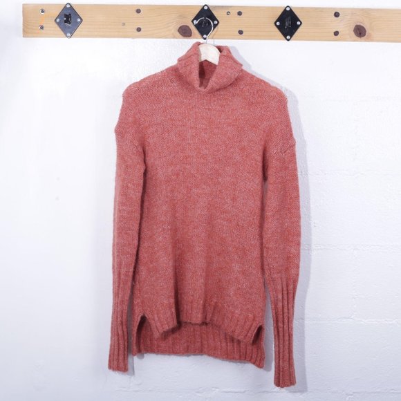 Mink Pink Heather Curious Rollback Sweater - Picture 5 of 7